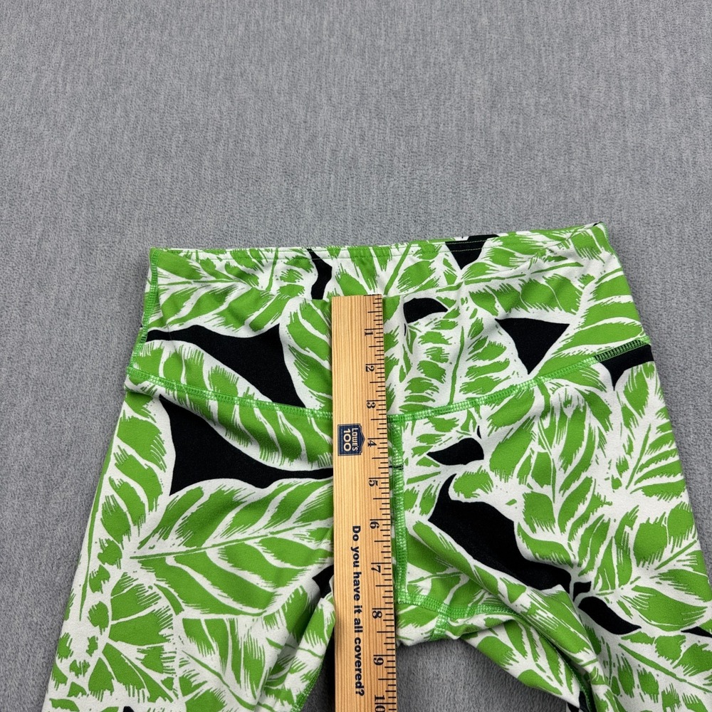 Alo Yoga Leggings Women Small Green Airbrush 29"‎ Tropical Palm Spring Training - Picture 8 of 14